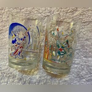 🔥McDonald’s Walt Disney 25th Anniversary Glasses - 1996 - Vintage